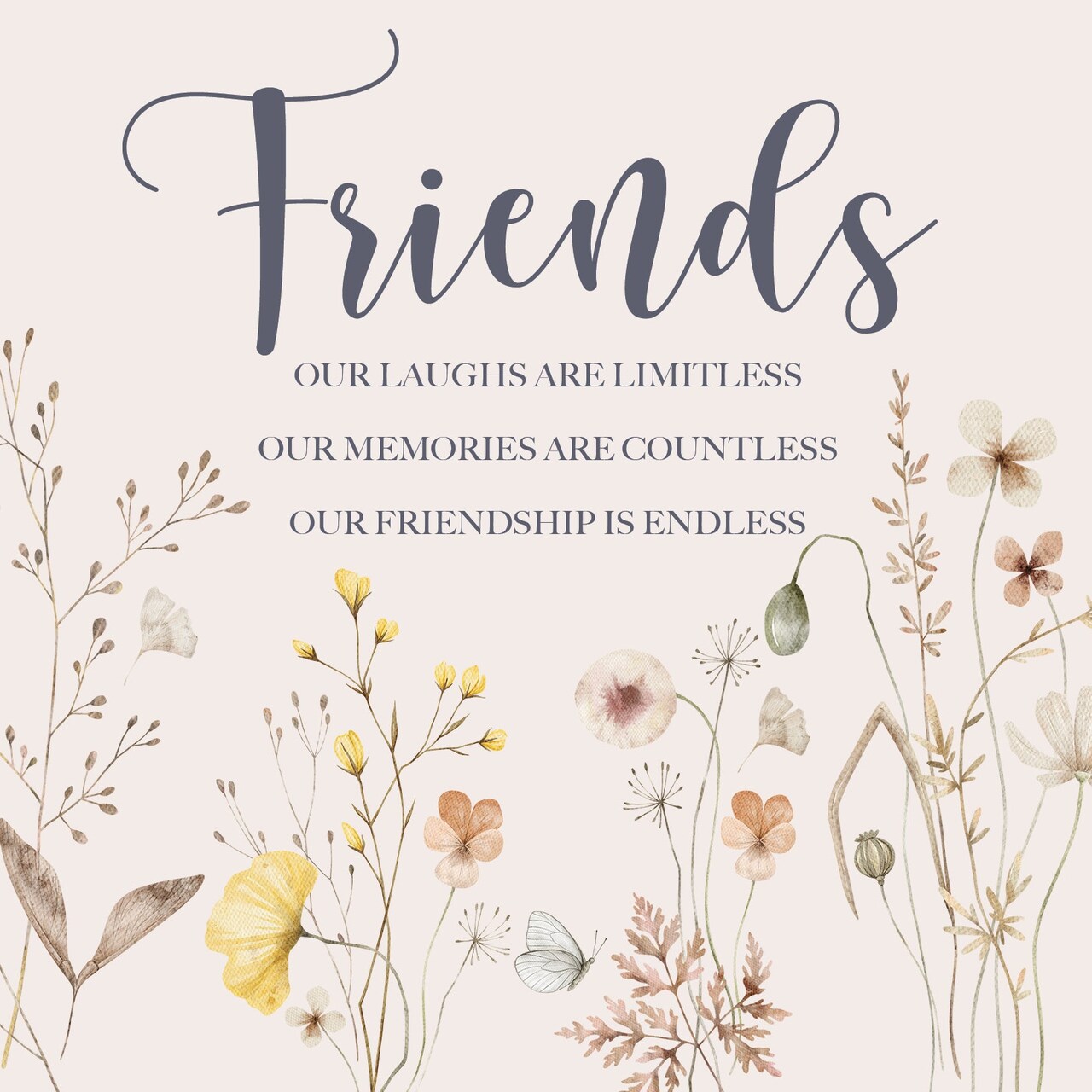 Friends: Our Laughs are Limitless, Our Memories are Countless, Our Friendship is Endless Hardcover Book